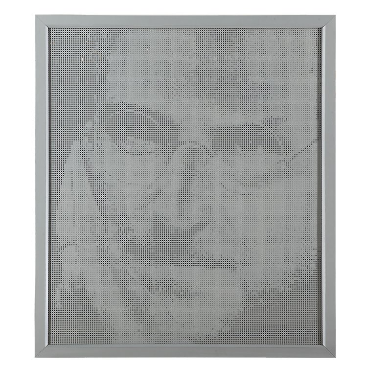 Placare din aluminiu perforat