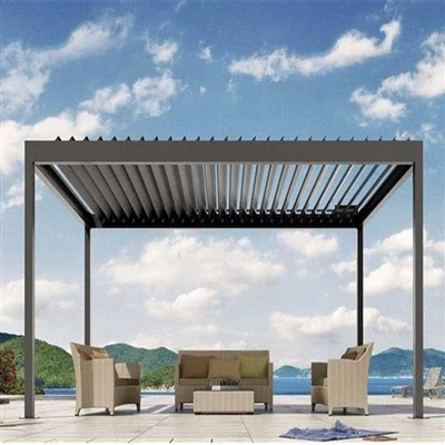 Sistem de acoperiș cu perle rezistent la apă Pergola din aluminiu