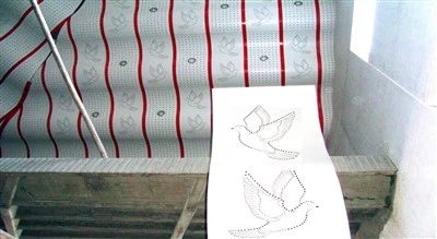 Model Decor artistic de perete Panouri de placare Panou de tavan perforat din aluminiu